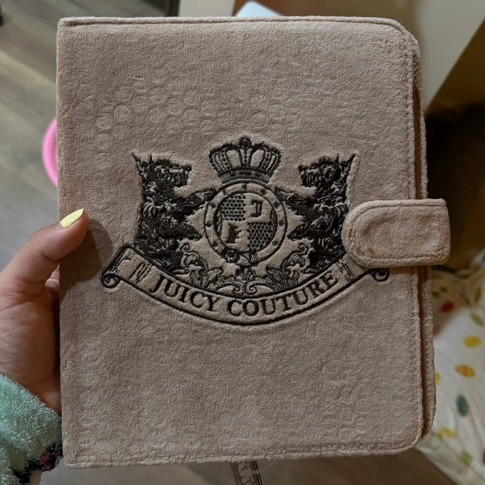 Rare Juicy Couture Suede Tan IPad Cover